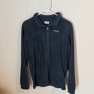 Columbia Charcoal Full-Zip Fleece Jacket